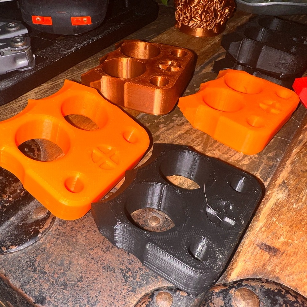 EDC Solid Plastic Double Knuckle Duster